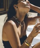 White Keshi Pearl Bracelet