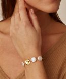 White Keshi Pearl Bracelet