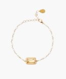 Aura Bracelet White Pearl Mix