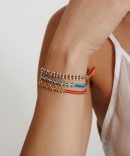 Zana Single Wrap Bracelet Brown Mix