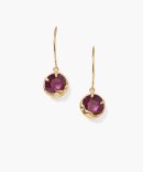 February Birthstone Earrings Amethyst Crystal