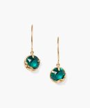May Birthstone Earrings Emerald Crystal