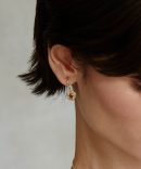 November Birthstone Earrings Topaz Crystal