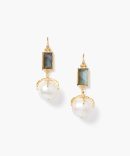 Lark Earrings White Pearl Mix