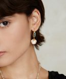 Lark Earrings White Pearl Mix
