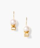 Elena Drop Earrings White Pearl Mix