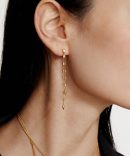 Suleyma Drop Earrings Yellow Gold