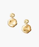 Fortuna Coin Earrings Yellow Gold