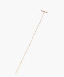 14k Gold Bar Thread-Thru Earrings