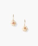 14k Pumpkin Earrings Mini Natural MOP