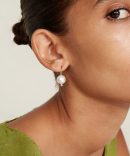 14k Kaia Earrings White Pearl