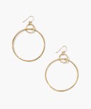 Rhiannon Hoop Earrings Yellow Gold