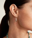 Indira Drop Earrings Labradorite Mix