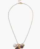 Hypatia Charm Necklace Labradorite Mix