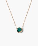 May Birthstone Necklace Emerald Crystal