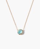 December Birthstone Necklace Turquoise Crystal