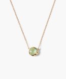 August Birthstone Necklace Peridot Crystal