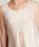 Aruba Necklace Pink Opal