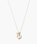14k Keshi Pearl and Sliced Champagne Diamond Necklace