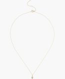 14k Gold Hamsa Necklace with Diamond Inlay