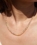 14k Ethiopian Opal Necklace