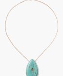 14k Temple Necklace Turquoise