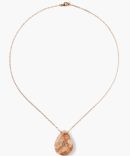 14k Temple Necklace Agate