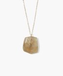 14k River Necklace Rutilated Quartz