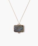 14k Acacia Necklace Labradorite