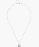 14k Serpent Necklace Green Amethyst