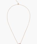 14k Heart Necklace Pink Opal