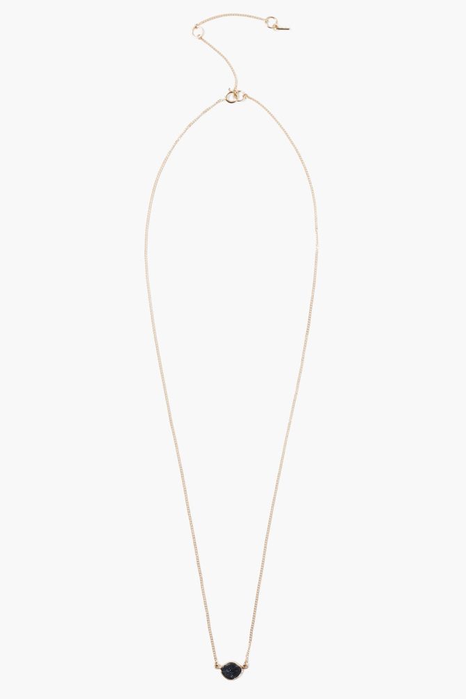 14k Annalise Necklace Black Diamond