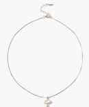 Hilo Pearl and Diamond Necklace Silver