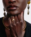 Diamond Canyon Ring Gold