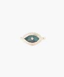 Twist Evil Eye Ring Labradorite