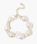 Le Baroque Pearl Bracelet Silver