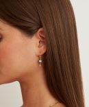Kyanite and Pearl Drop Earrings