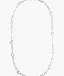 Frances Long Necklace Silver