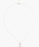 Lark Pendant Necklace Grey Pearl